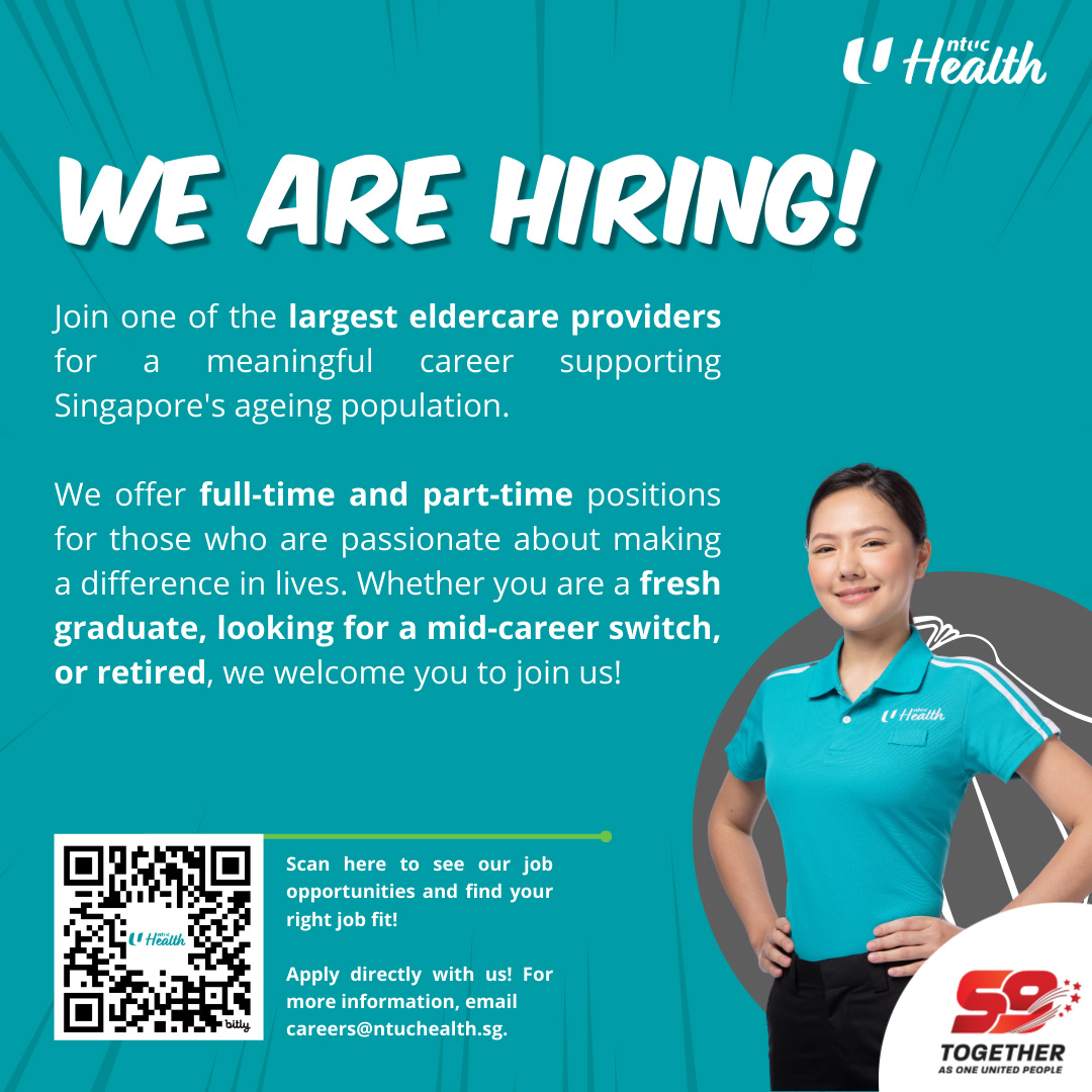 Ntuc health recruitment ndp